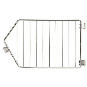 Quantum Storage Systems Wire Basket Divider, 14"D X 9"H, Chrome Plated Finish - 1 of 1