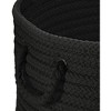 Colonial Mills Simply Home Solid - Black 18"x18"x12"  100% Polypropylene Round - 4 of 4