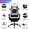 Vynxaria Adjustable Swivel Racing Office Chair - Ergonomic Gaming Chair for Ultimate Comfort - 2 of 4
