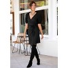 Women's Knitted Wrap Dress - LASCANA - 3 of 4