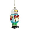 Northlight Glittered Robot Glass Christmas Ornament - 4.75" - Multi-Colored - 4 of 4
