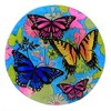 Home & Garden 20.0" Bountiful Birdbath W/Stand Floral Colorful Evergreen Enterprises Inc  -  Bird Baths - 2 of 3