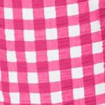 raspberry gingham