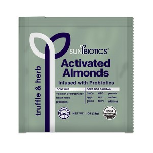 Sunbiotics Organic Activated Almonds - Infused with Probiotics - Truffle & Herb - 1 of 4