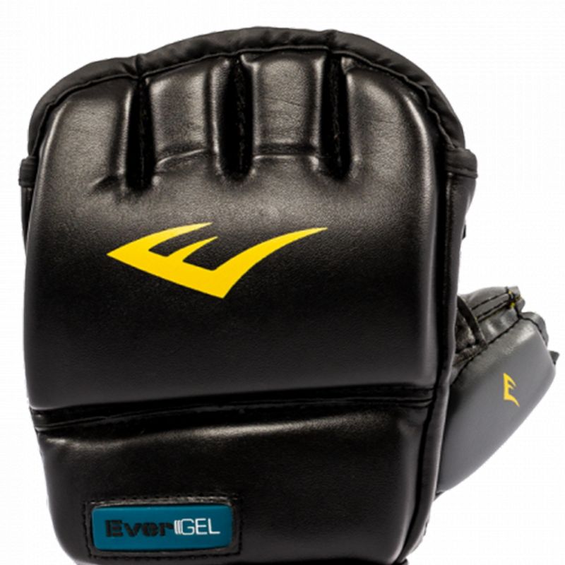 Everlast Evergel Durable Wristwrap Heavy Bag Synthetic Leather Boxing Gloves for MMA Fighters, Boxers, and Fitness Enthusiasts, Black, Small/Medium, 5 of 7