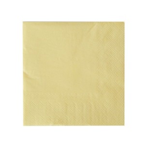 Jollity & Co. - Shade Large Napkins in Lemon - Pack of 16 Paper Napkins - 1 of 3