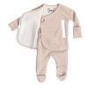 Bonsie Skin to Skin Babywear - Footie - Berry Twist - 2 of 4