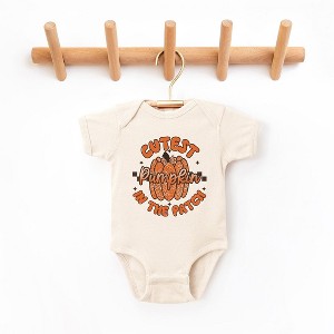The Juniper Shop Cutest Pumpkin Leopard Print Baby Bodysuit - 1 of 2