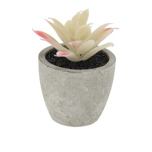 Unique Bargains Artificial Plants Plastic Pink 2.36"x2.36"x2.76" 1 Pcs - 1 of 4