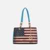 MKF Collection Nevaeh Vegan Leather patriotic pattern Women’s Shoulder Bag by Mia K - 2 of 4