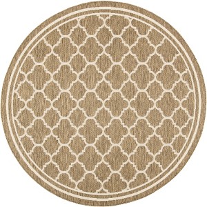 Courtyard CY6918 UV & Stain Resistant Non-Shedding Power Loomed Indoor/Outdoor Rugs - Safavieh - 1 of 4