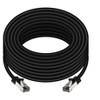 Monoprice Cat8 26AWG S/FTP Ethernet Network Cable - 50 Feet - Black | 2GHz, 40Gbps, 3dB Headroom, Pure Bare Copper, PVC - Entegrade Series - 3 of 4