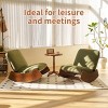 Comfortable Glider Rocking Chair, High-Quality Upholstery Glider Chair, Solid Wood Frame - 2 of 4