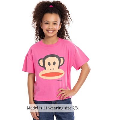 Paul Frank Big Girls Oversized Drop Shoulder T-Shirt Pink 10-12 — фото 2