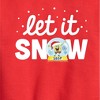 Boys' - SpongeBob SquarePants - Let It Snow Graphic Long Sleeve Fleece Sweatshirt - 2 of 4