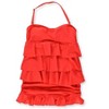 Island Escape Womens Tiered Ruffle Skirt 2 Piece Bikini - 2 of 2