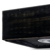 HomeRoots 7" Black Wood Wall Mounted Floating Shelf With LED Light - 4 of 4