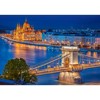 500 Piece Jigsaw Puzzle, Budapest by Night, Hungary, Riverside, City at night, Adult Puzzle, Castorland B-53940 - 2 of 4