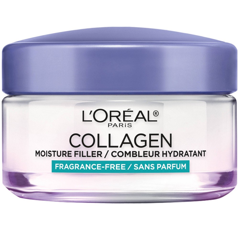 Photos - Cream / Lotion LOreal L'Oreal Paris Collagen Moisture Filler Daily Moisturizer - Fragrance Free 