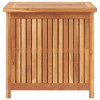 vidaXL Storage Box Warm teak wood color Solid Teak Wood Compact - 4 of 4