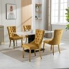 Modern Upholstered Dining Chairs Set of 2, Dining Chairs with High Back,Velvet Cushion Dining Chairs for Kitchen or Dining Room-Maison Boucle - 3 of 4