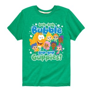 Boys' - Bubble Guppies - Bub Bub Bubble Gup Gup Guppies Short Sleeve Graphic T-Shirt - 1 of 4