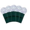 Perfect Holiday 70 LED Indoor/Outdoor G12 Round Bulb Green Cable Christmas String Lights - Cool White - 2 of 4