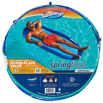 SwimWays Swimmies Blue Swim Arm Floats Soft Fabric Ages 3-5 Indoor Outdoor Pool for sale online 
