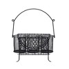 Mikasa Gourmet Basics Farmer's Market Picnic Caddy - Expandable Flatware Organizer - Iron Wire Frame with Compartments - Portable Drawer Organizer - 3 of 4