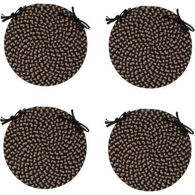 Colonial Mills Brook Farm Chair Pad, BlackBerry, Set of 4