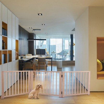 DOMETOUR 17.5 inch Pet Fence Suitable For Indoor Use Log Environmental Protection Material