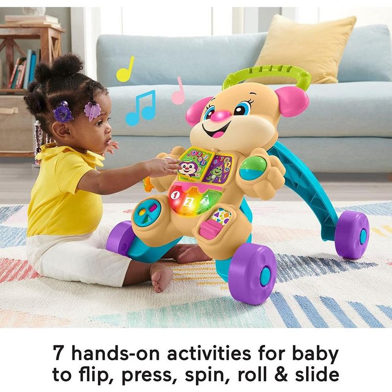 Fisher Price - Laugh, Learn, Grow & Play Baby Walker and Musical Learning Toy with Smart Stages Educational Content, Learn with Puppy​, 5 of 7