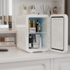 SUGIFT Portable 6-Can Mini Fridge - White - 2 of 4