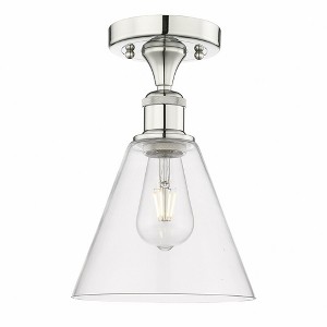 Berkshire - 1 Light Semi-Flush Mount In Industrial Style-10.75 Inches Tall and 8 Inches Wide - 1 of 1