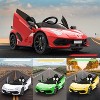 Garvee 12V Licensed Lamborghini Kids Electric Ride-On Car with Remote Control LED Lights and Sound System - 4 of 4