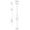Eurofase Lighting Barletta 1 - Light Pendant in  Black Anodized Aluminum - 3 of 3