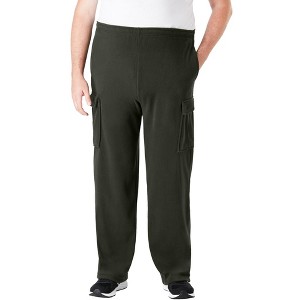 KingSize Explorer Plush Fleece Cargo Pants - 1 of 4