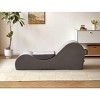CAVINAS Bean Bag Chair Chaise Lounge Chair Oversized Sofa Couch with for High-Density Foam for Living Room, Bedroom, Gray - 2 of 4