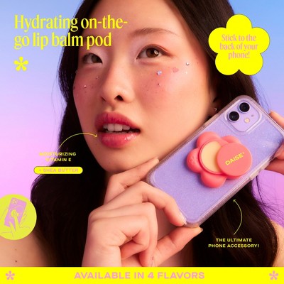DAISE Lip Service Lip Balm Phone Pod - Strawberry Kiss - 1.7g: Moisturizing, Hydrating, Nourishing, Lip Balm