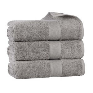 Organic Cotton Medium Weight Solid Towel Set by Blue Nile Mills - 1 of 4