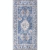 Floral Print Washable Rug, Non-Slip Low Pile Thin Carpet Mat, Stain Resistant Floor Cover for Living Room Bedroom Kitchen Entryway - 2 of 4