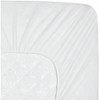 Power Clean Triple Action Mattress Pad, 15 Deep Pocket, Queen, White - 3 of 4