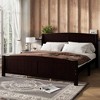 Okak All Size Farmhouse Platform Bed Frame with Support Slats & Strong Structure,Solid Wood Primary Bed No Box Spring Needed - 2 of 4