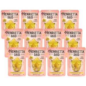 Henrietta Said Jumbo Roasted Peanuts Lemon Pepper - Case of 12/5 oz - 1 of 4