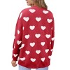 Women's Christmas Cardigan, Long-Sleeve Open-Front Holiday Sweater, Festive Casual Layering Top for Winter - 4 of 4