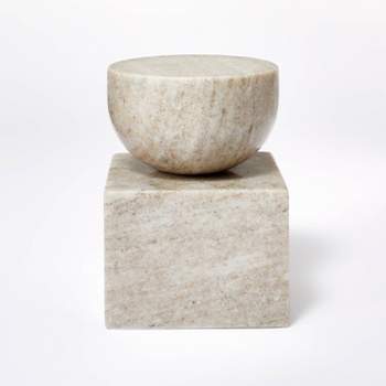 Modern Marble Figural Beige - Threshold™ designed with Studio McGee