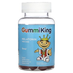 GummiKing Melatonin for Kids, Strawberry, 1 mg, 60 Gummies - 1 of 2
