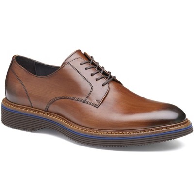 Johnston & Murphy Jenson Plain Toe Lace-Up Dress Casual Shoe