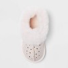 Toddler Piper Faux Fur Cuff Scuff Slippers - Cat & Jack™ - 3 of 4
