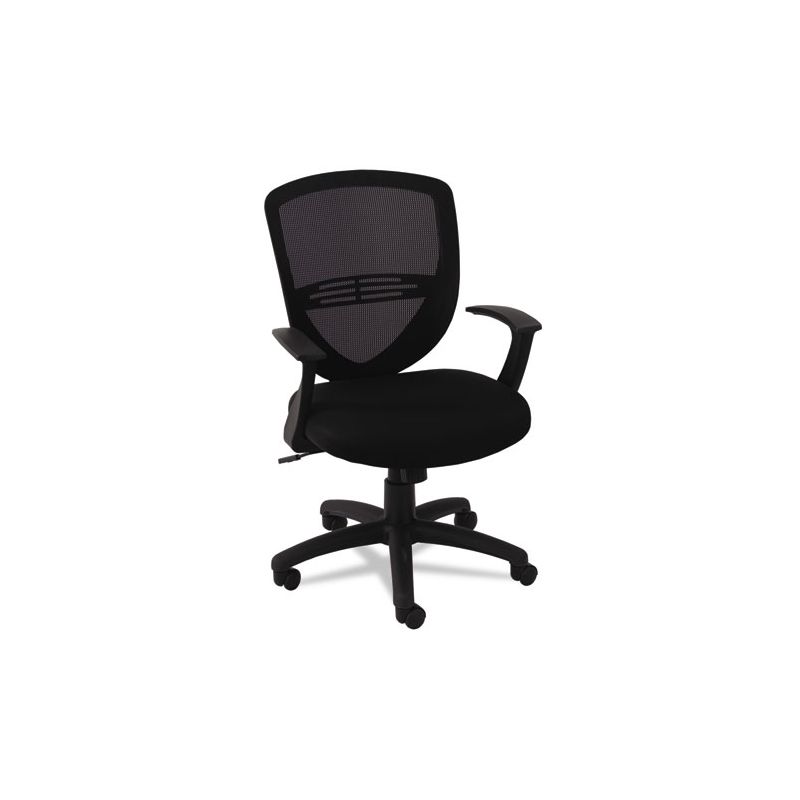 OIF Swivel/Tilt Mesh Mid-Back Task Chair, Supports Up to 250 lb, 17.91" to 21.45" Seat Height, Black, 2 of 7